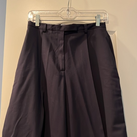Valerie Stevens Petites Wool Front Pleated Pants  Size 10P in Eggplant Color. - Picture 2 of 4